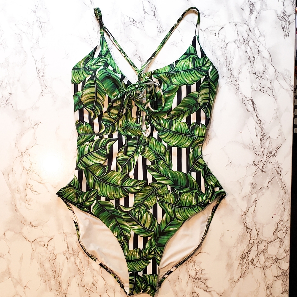 🌴Palm Print One Piece🌴